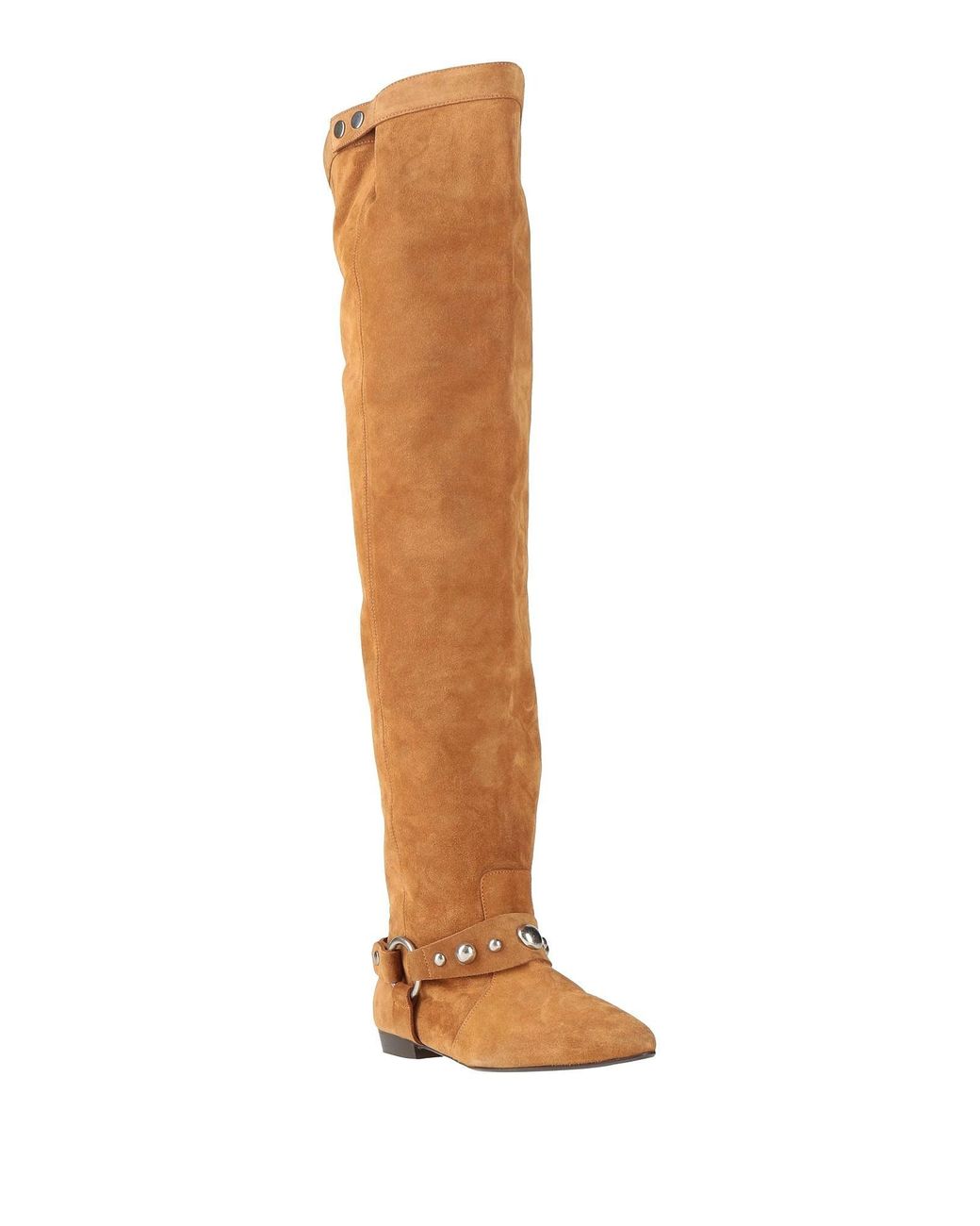 Isabel Marant Brown Stylish Pointed-Toe Over-The-Knee Boots