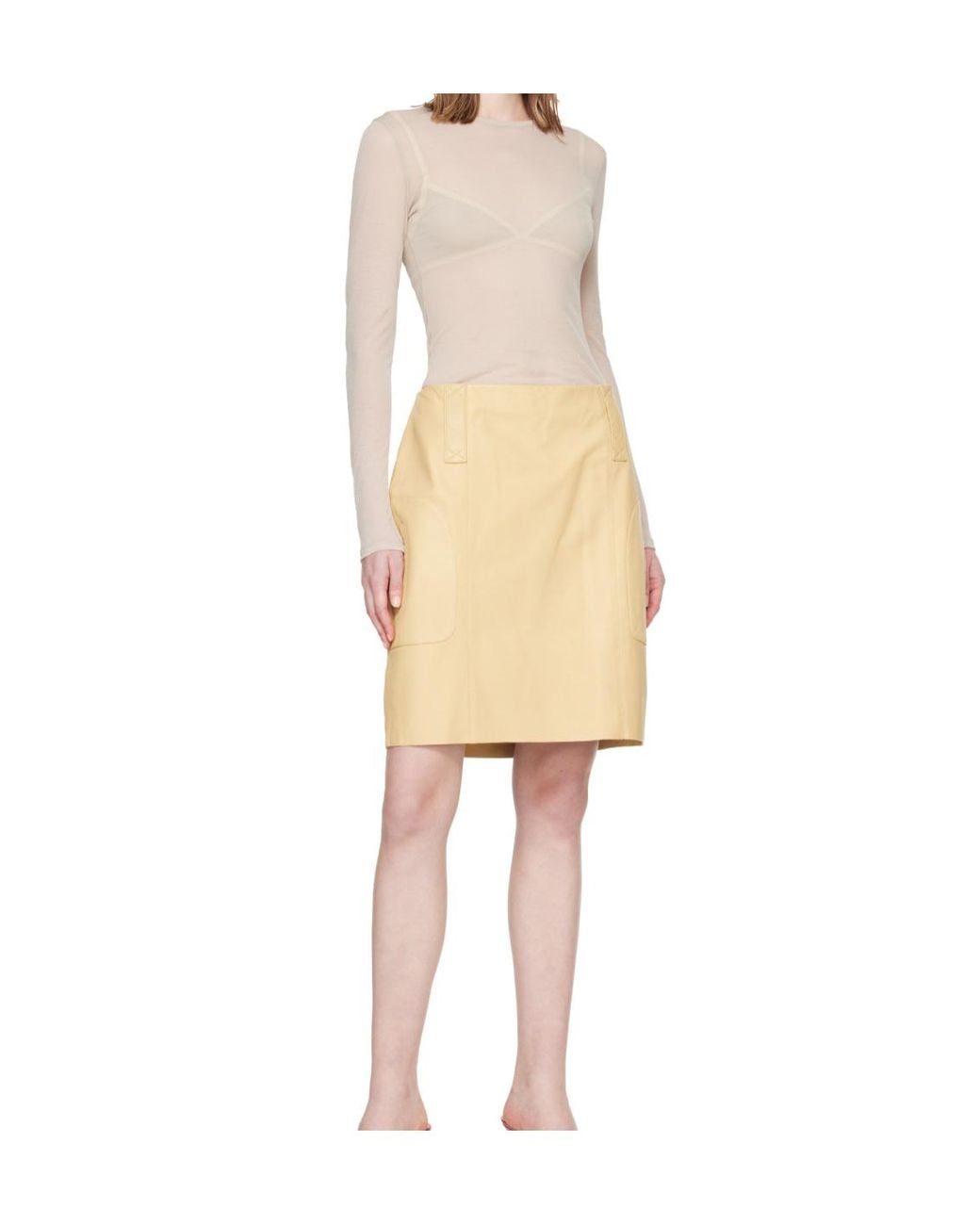 Paloma Wool Natural Long-Sleeve T-Shirt