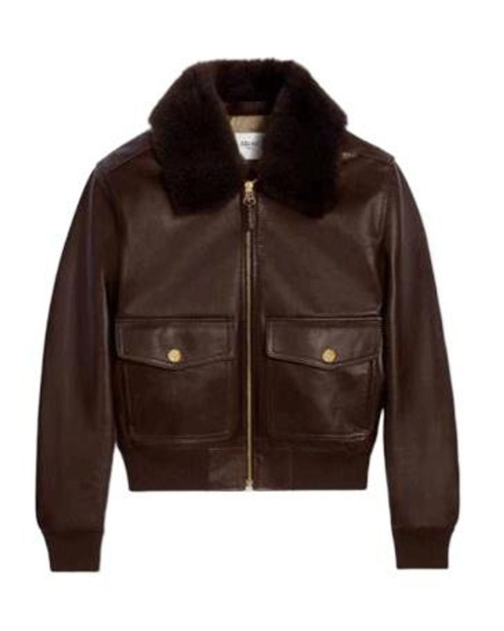Céline Brown Aviator Blouson Jacket