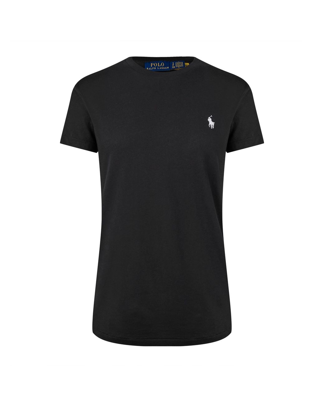 Polo Ralph Lauren Black Solid Color Minimalist Versatile T-Shirt