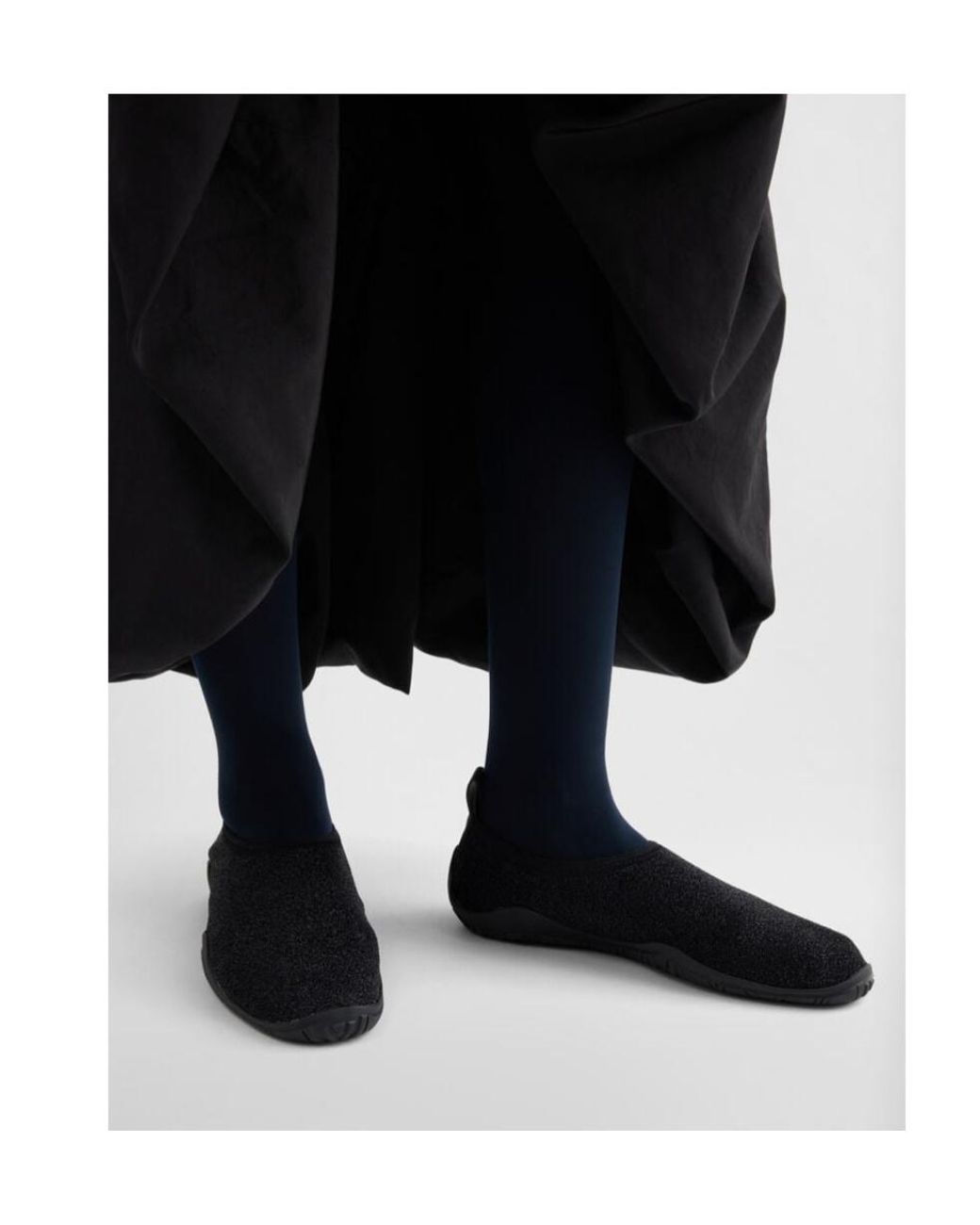 Jil Sander Black Elbe Slipper
