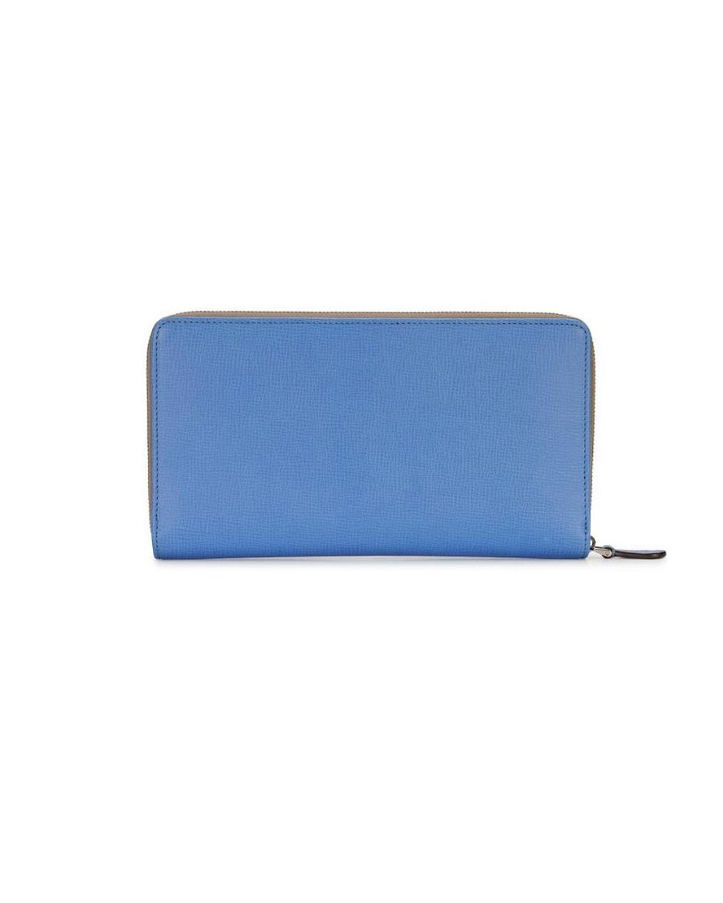 Bally Blue Logo Detail Long Wallet