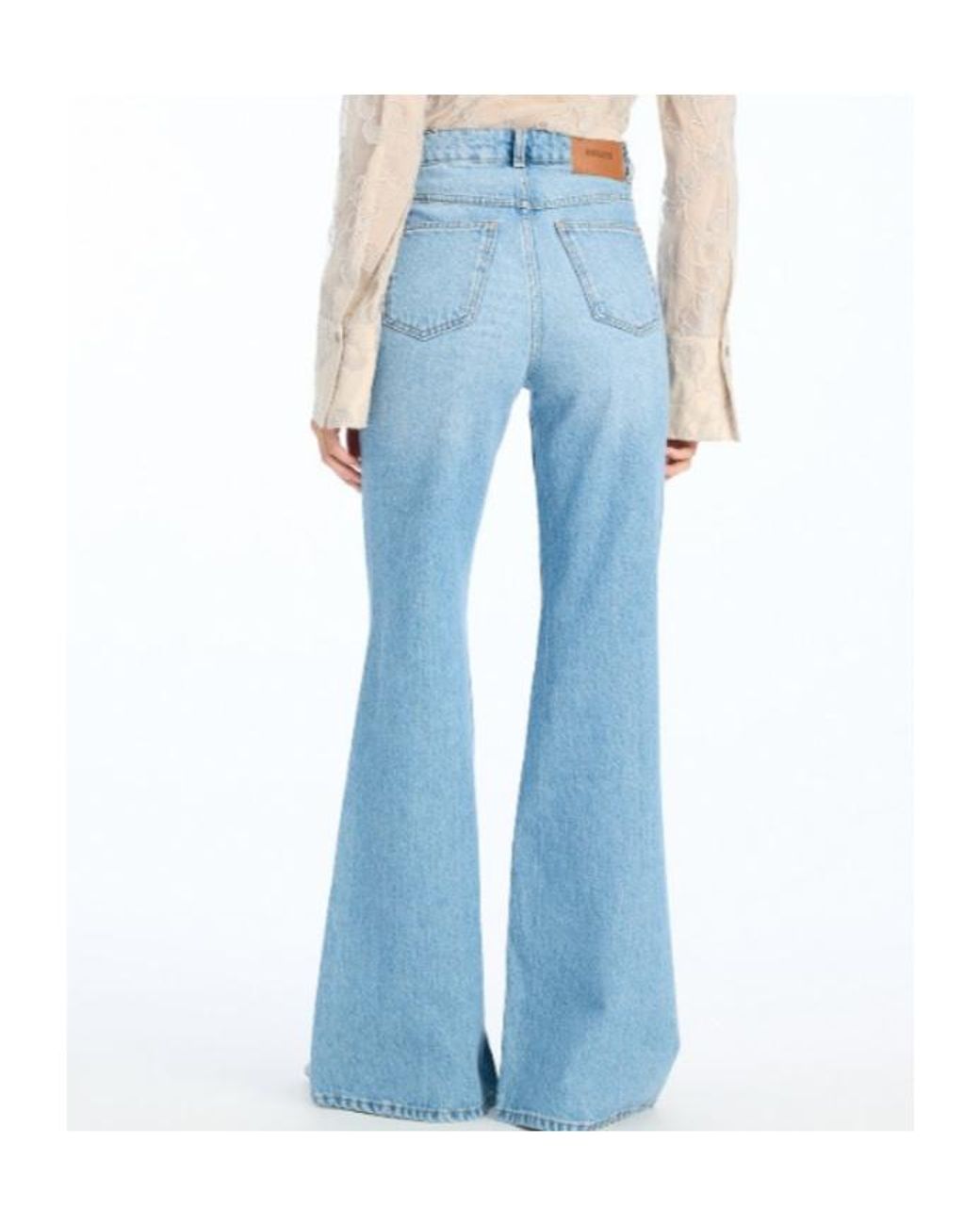 ROTATE BIRGER CHRISTENSEN Blue Flared Jeans