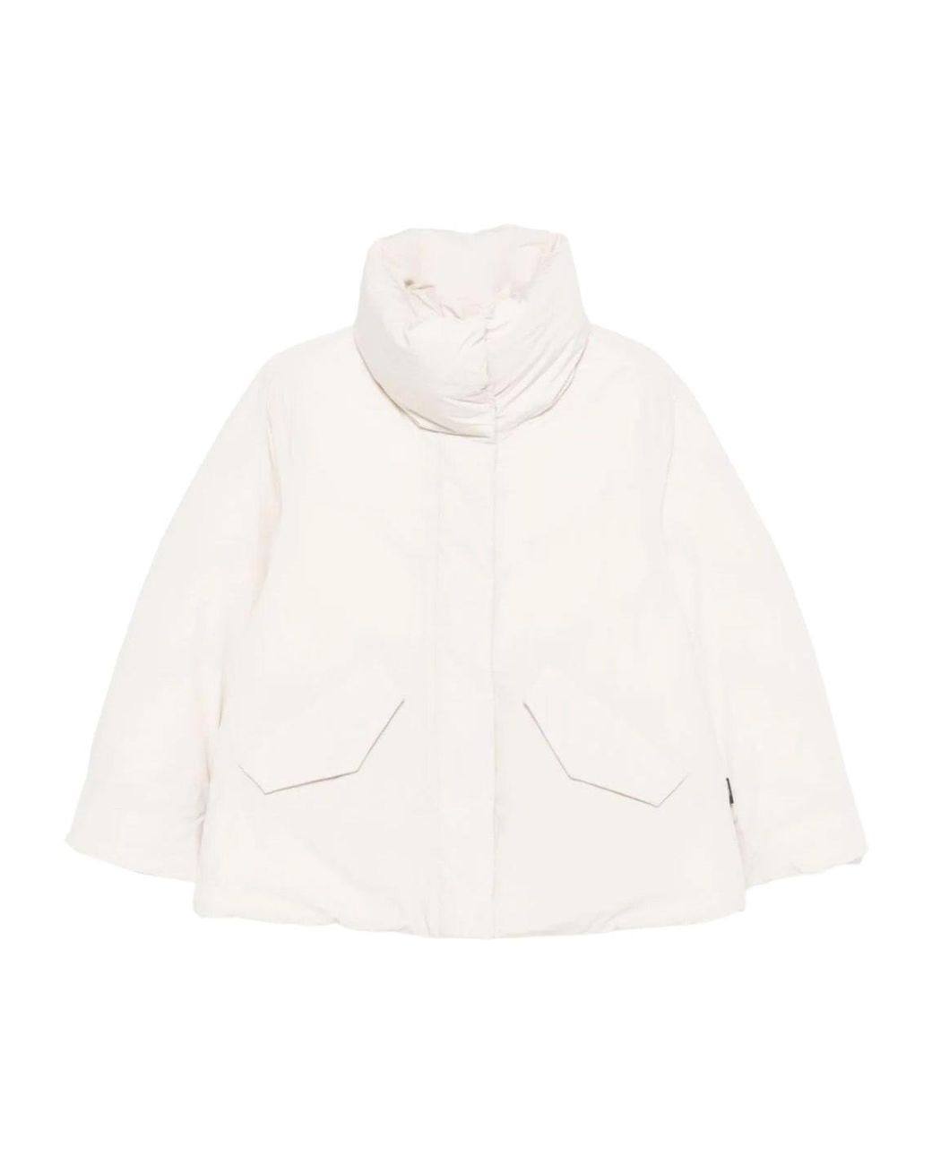 Woolrich White Long-Sleeved Cotton Clothes