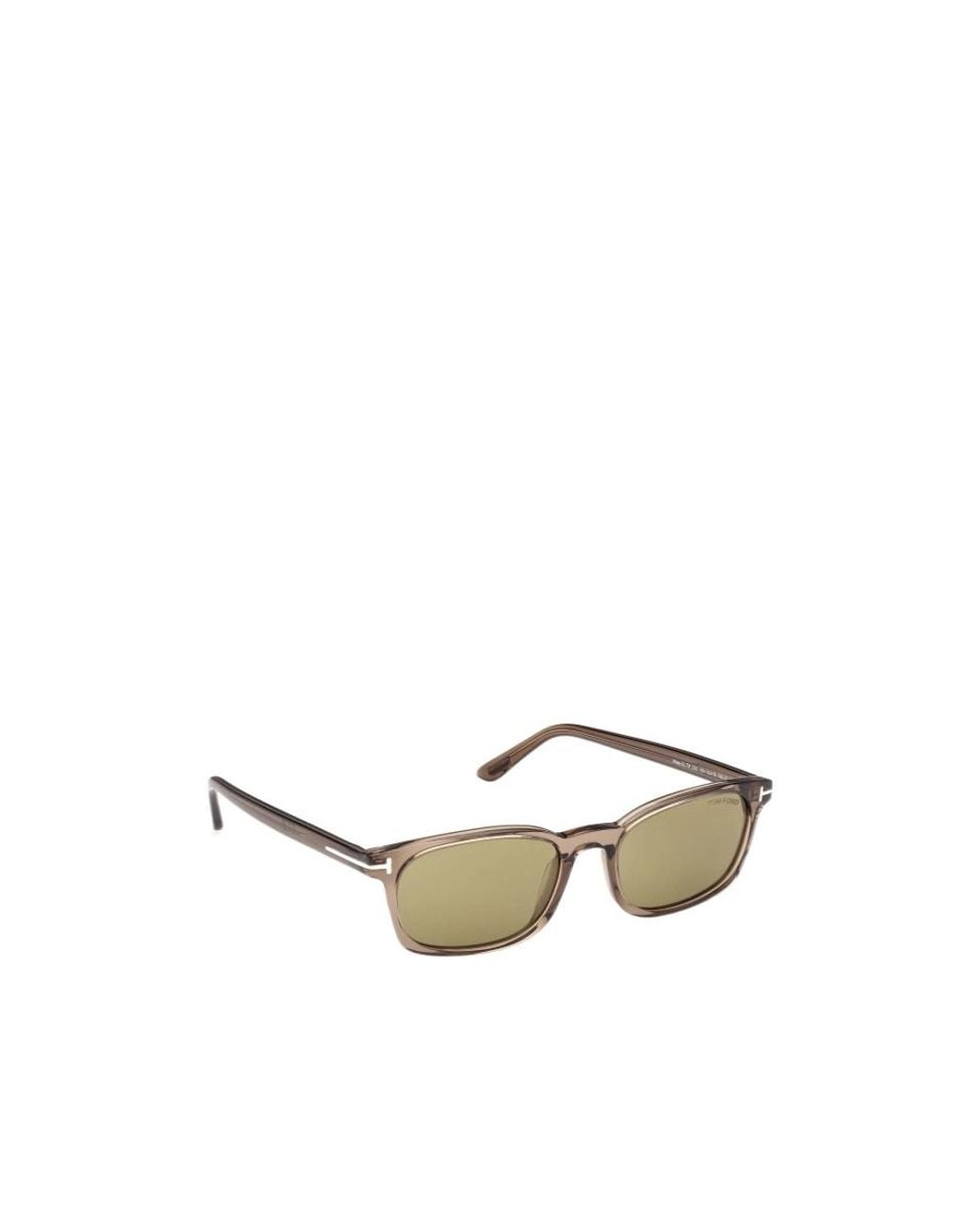 Tom Ford Metallic Eyewear Rectangular Frame Sunglasses for men