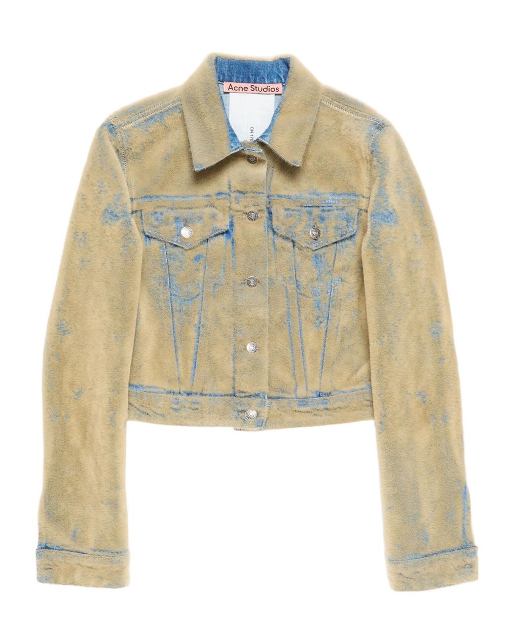 Acne Natural Textured Denim Jacket