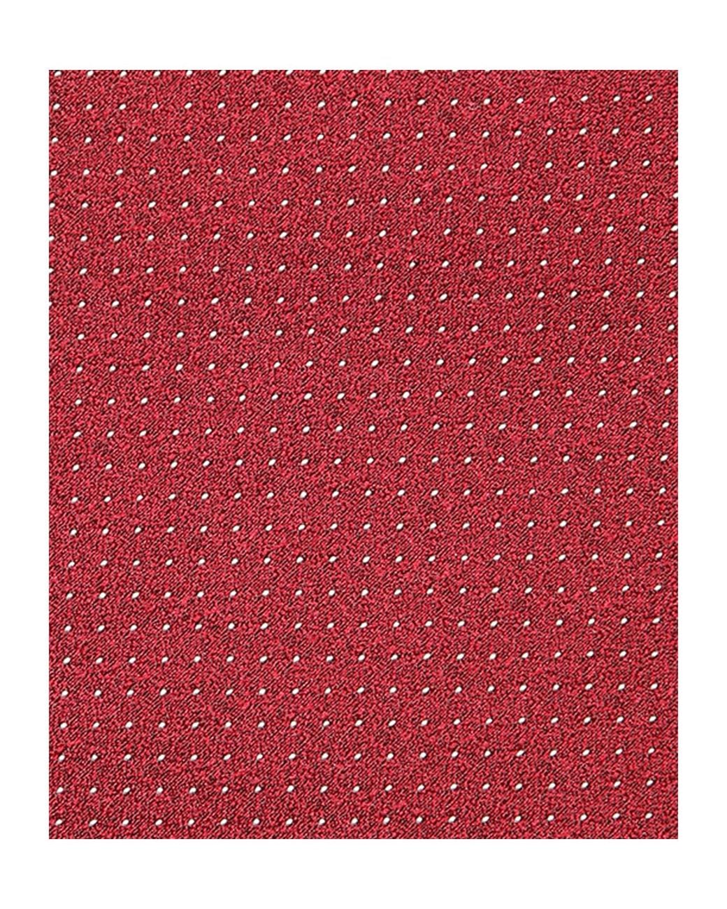 Giorgio Armani Red Micro-Patterned Pointed Tip Tie for men
