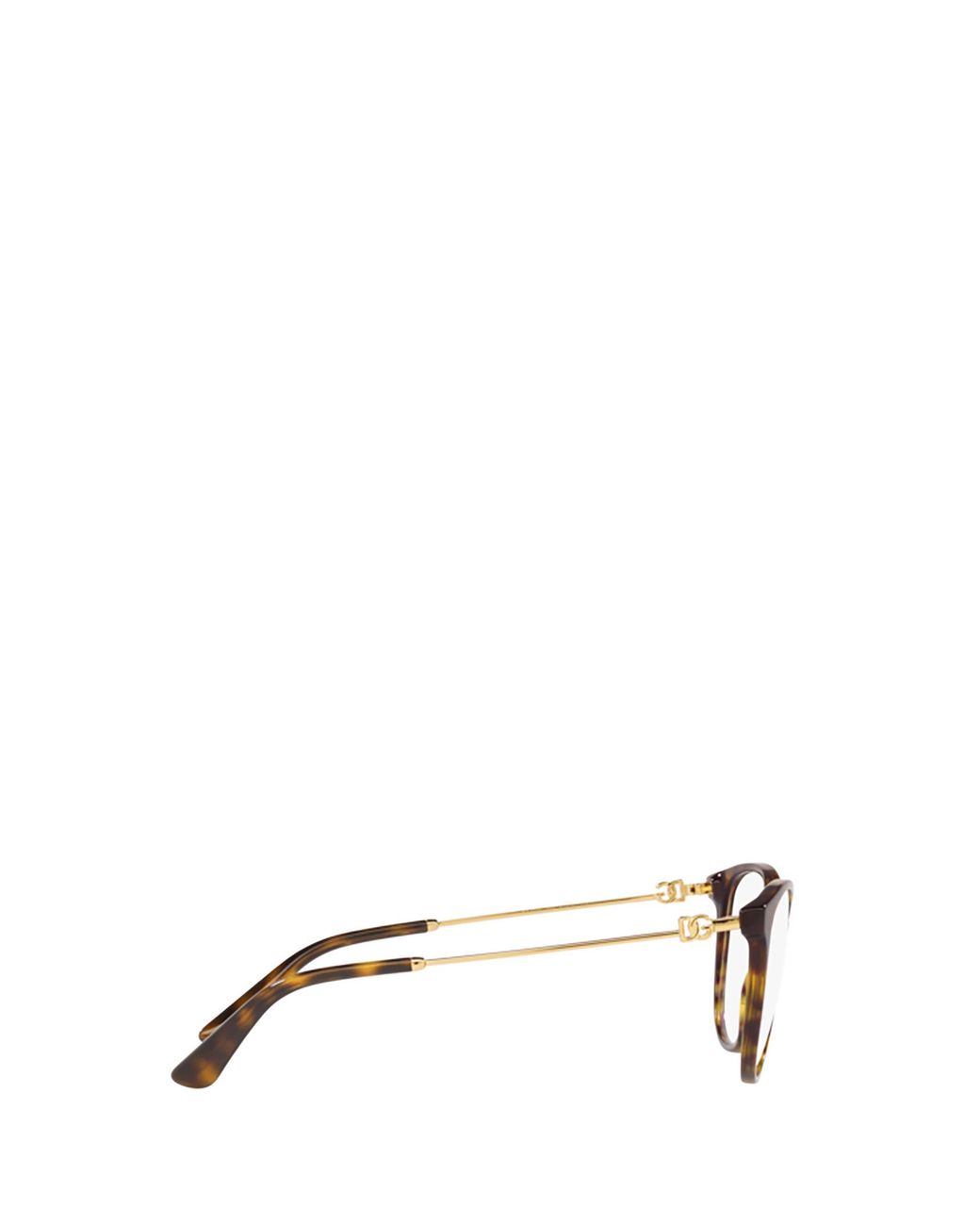 Dolce & Gabbana White Eyewear Round Frame Glasses