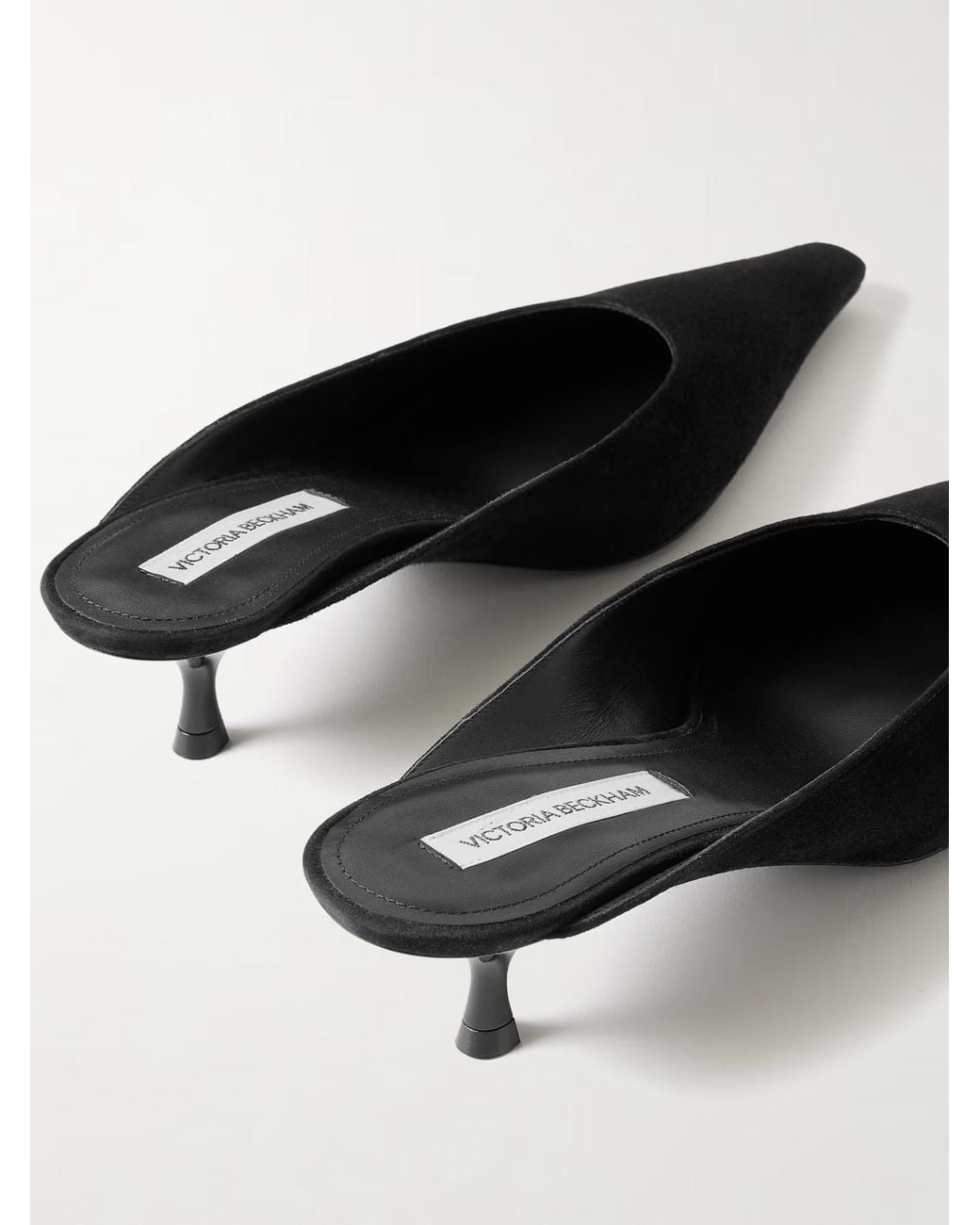 Victoria Beckham Black Sloan Mules