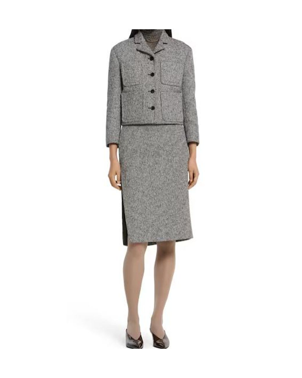 Gucci Gray Double Mouliné Jacket