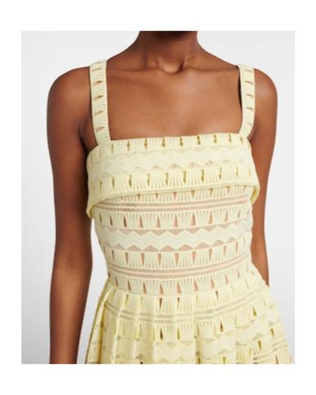 Elie Saab Metallic Fringed Dress
