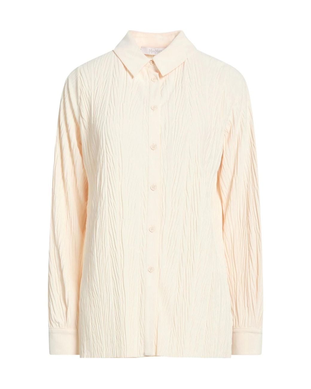 Max Mara White Solidcolor Longsleeve Shirt