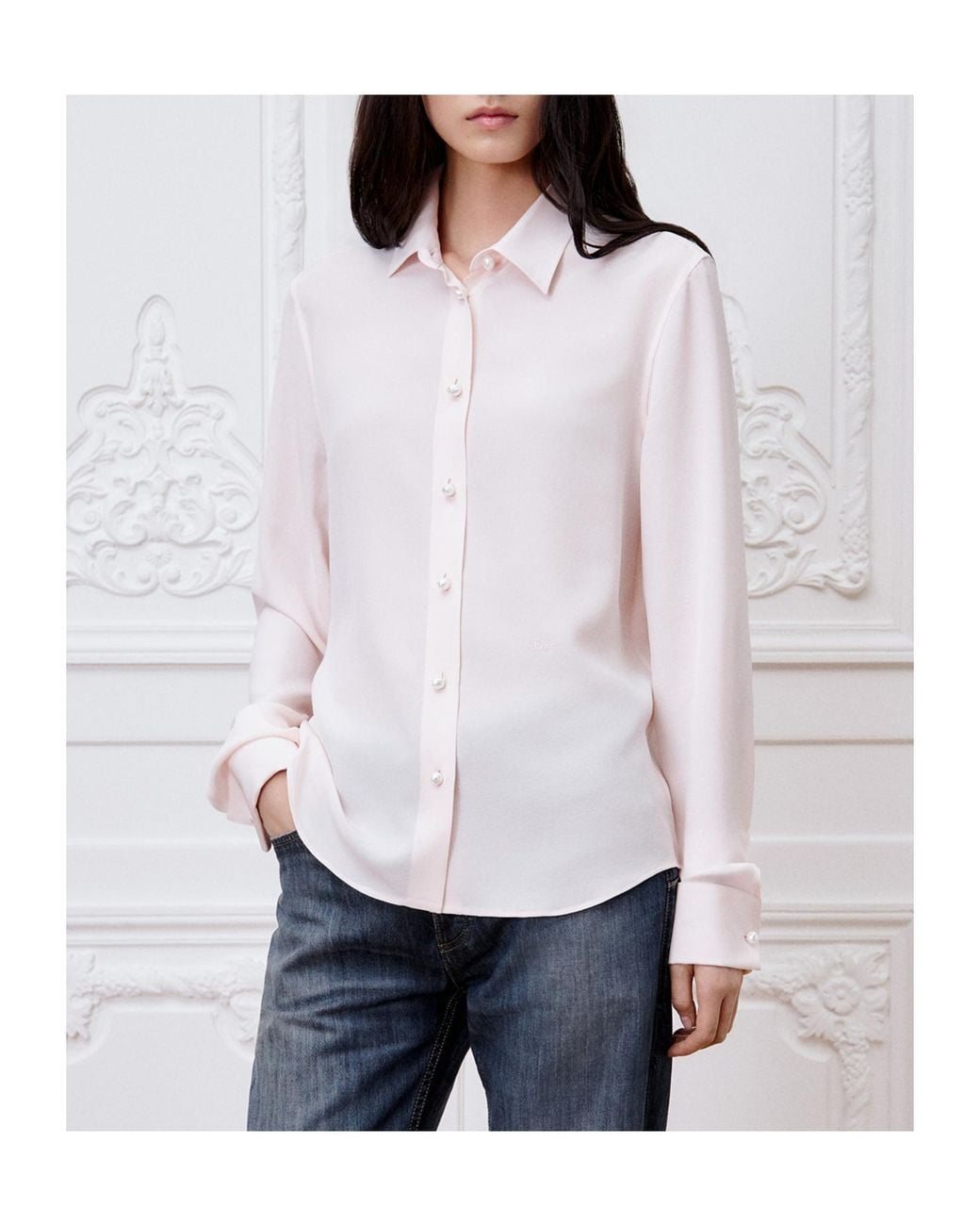 Dior Pink Long-Sleeved Shirt