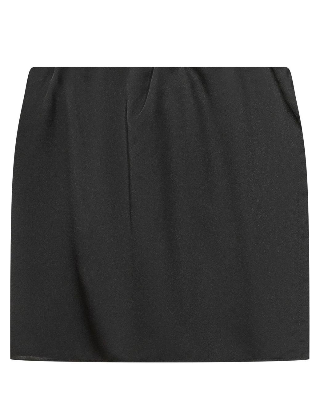 Sportmax Black Cesto Sheer Panel One-Shoulder Dress