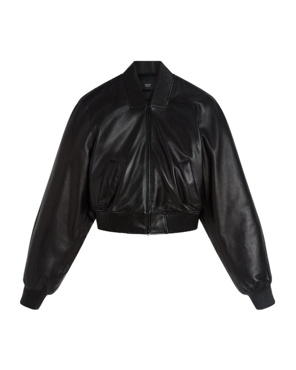 Phoebe Philo Black Pilot Leather Jacket
