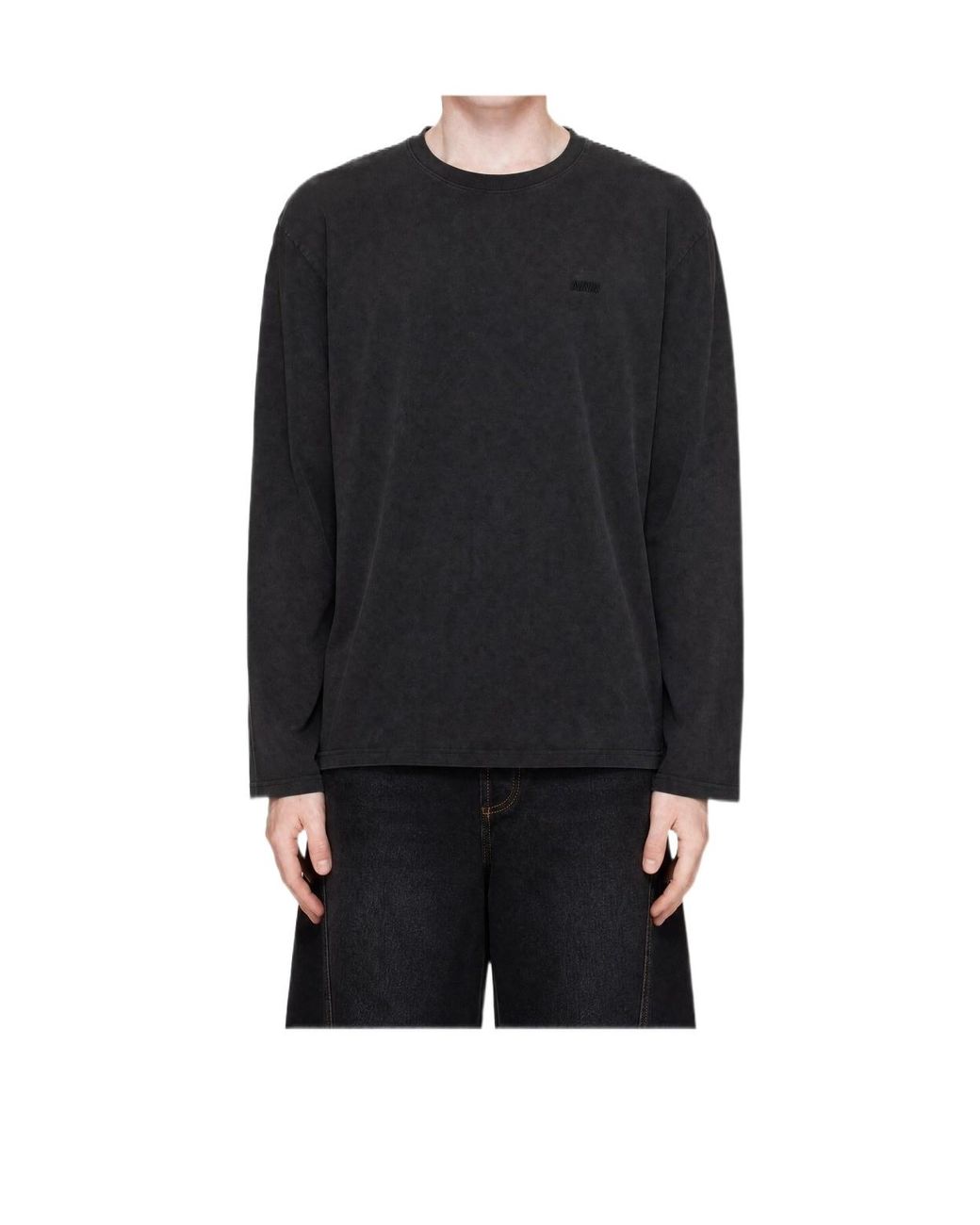 AVAVAV Black Long-Sleeve T-Shirt for men