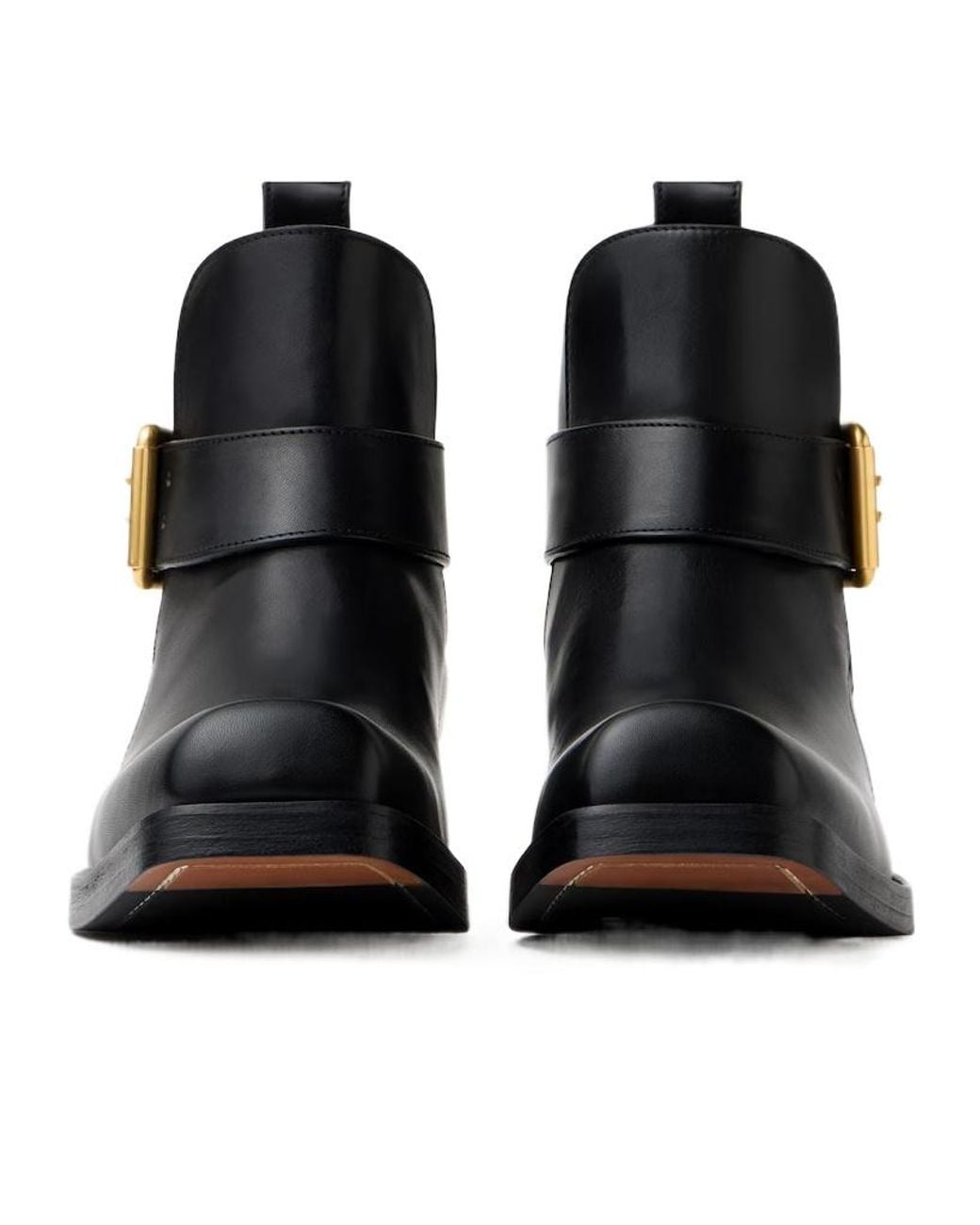 Versace Black Orlando Leather Boots for men