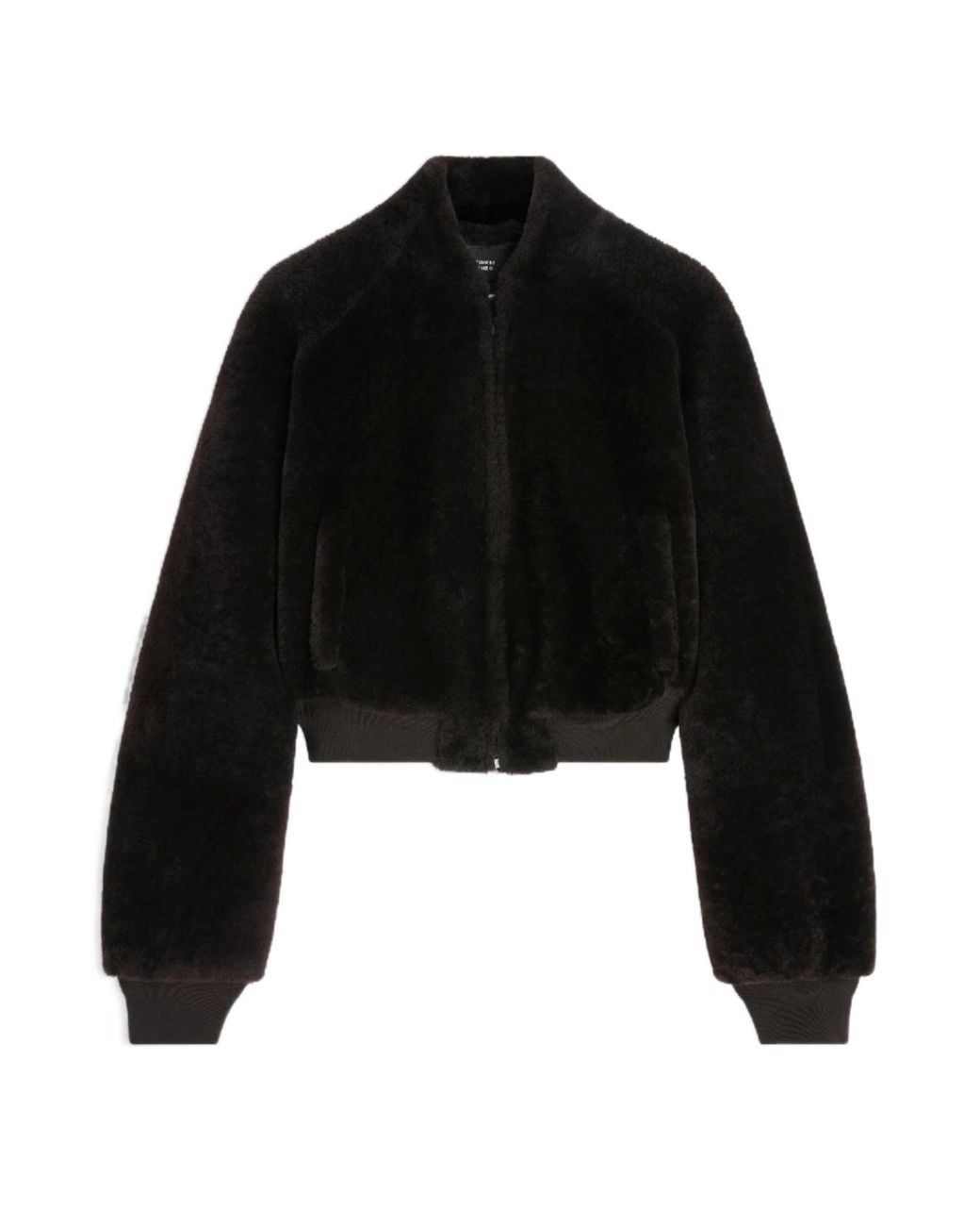 Phoebe Philo Black Bomber Jacket