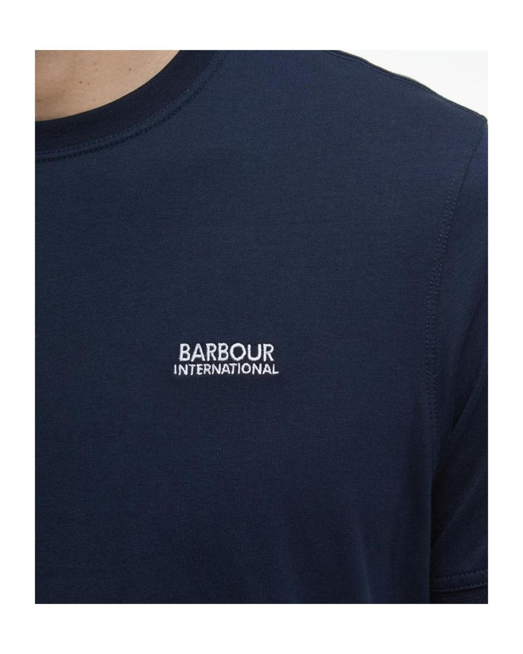 Barbour Black Philip Tipped T-Shirt for men