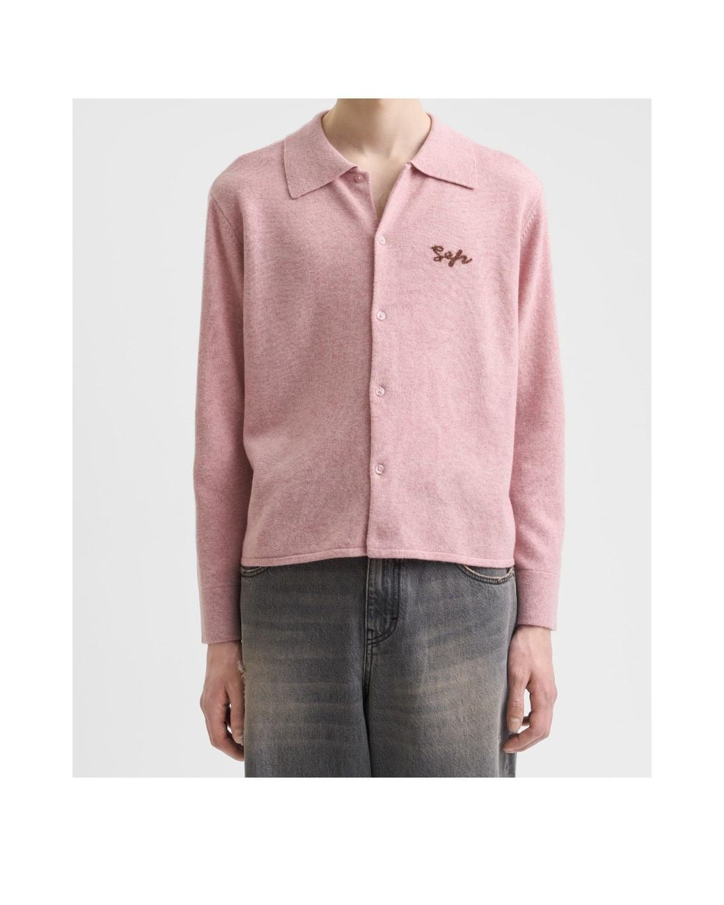 Séfr Pink Séfr Knitted Shirt for men
