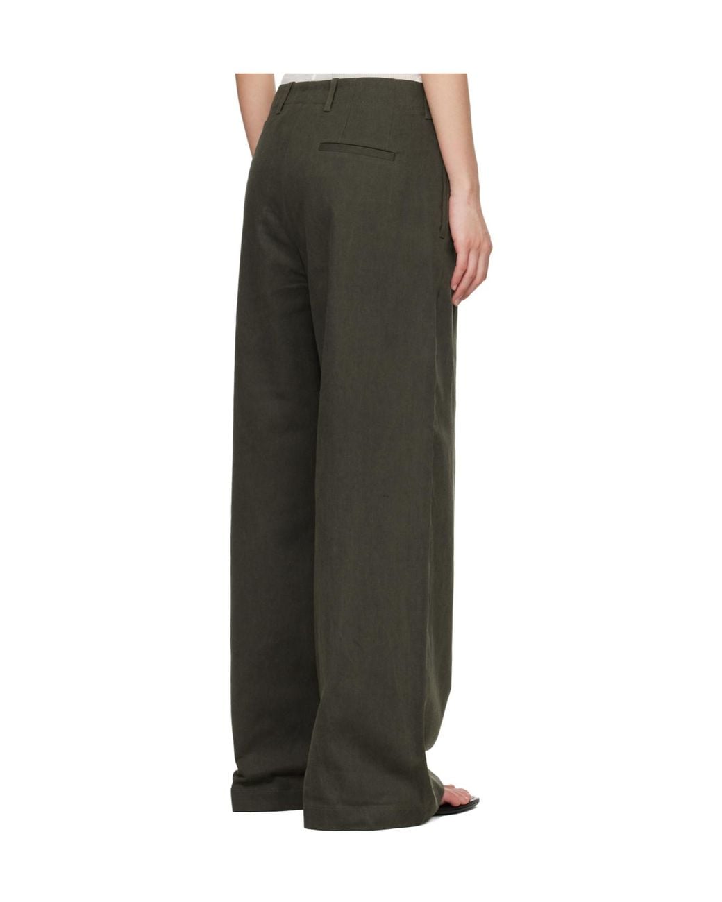 Our Legacy Green Bridge Chino Belt Loop Casual Pants