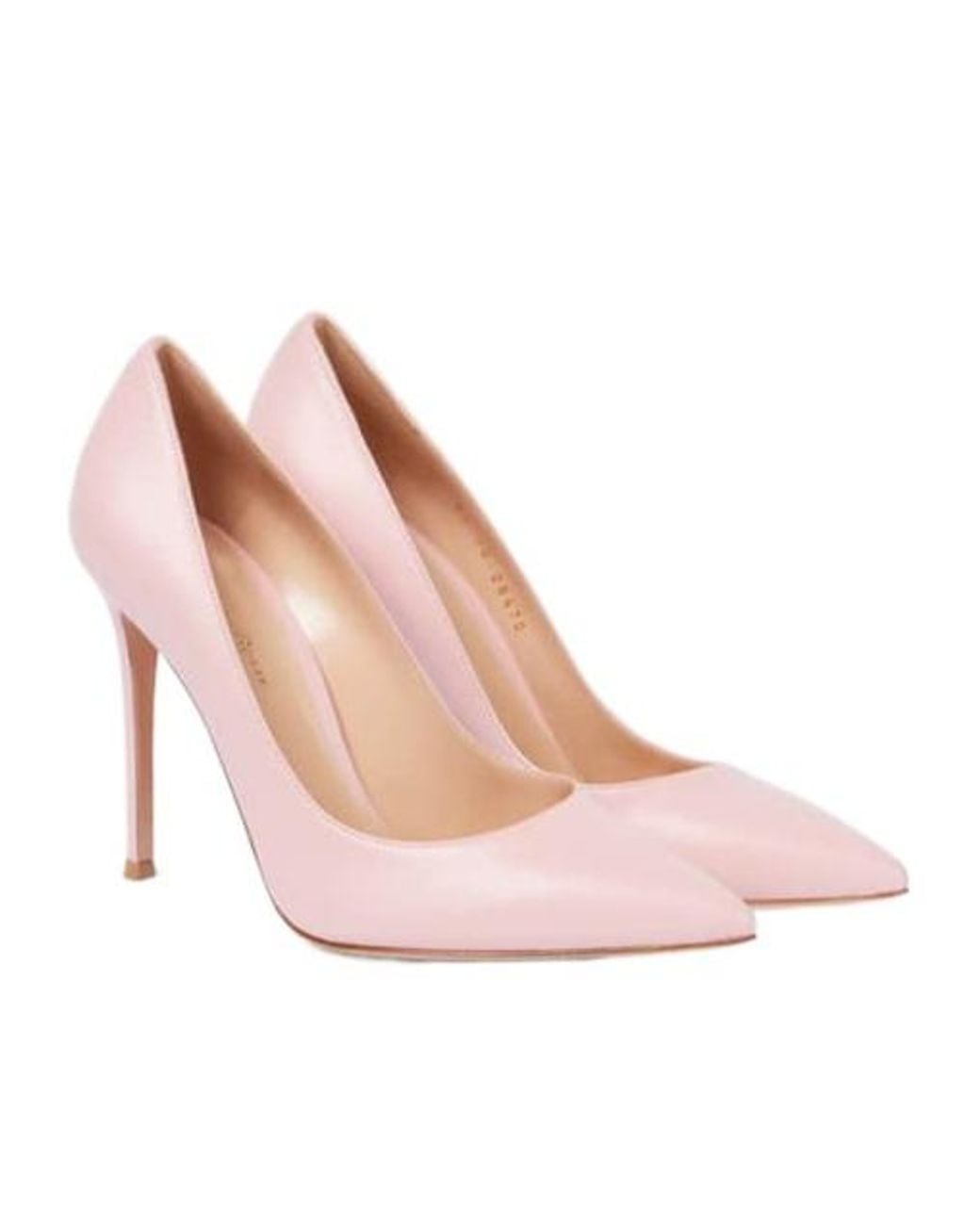 Gianvito Rossi Pink Leather Pumps