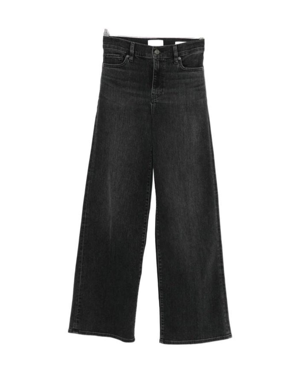 FRAME Black Le Slim Palazzo Wide-Leg Jeans
