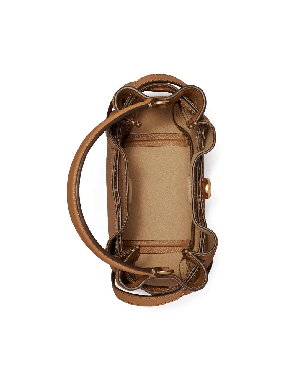 Tory Burch Brown Mini Bucket Bag