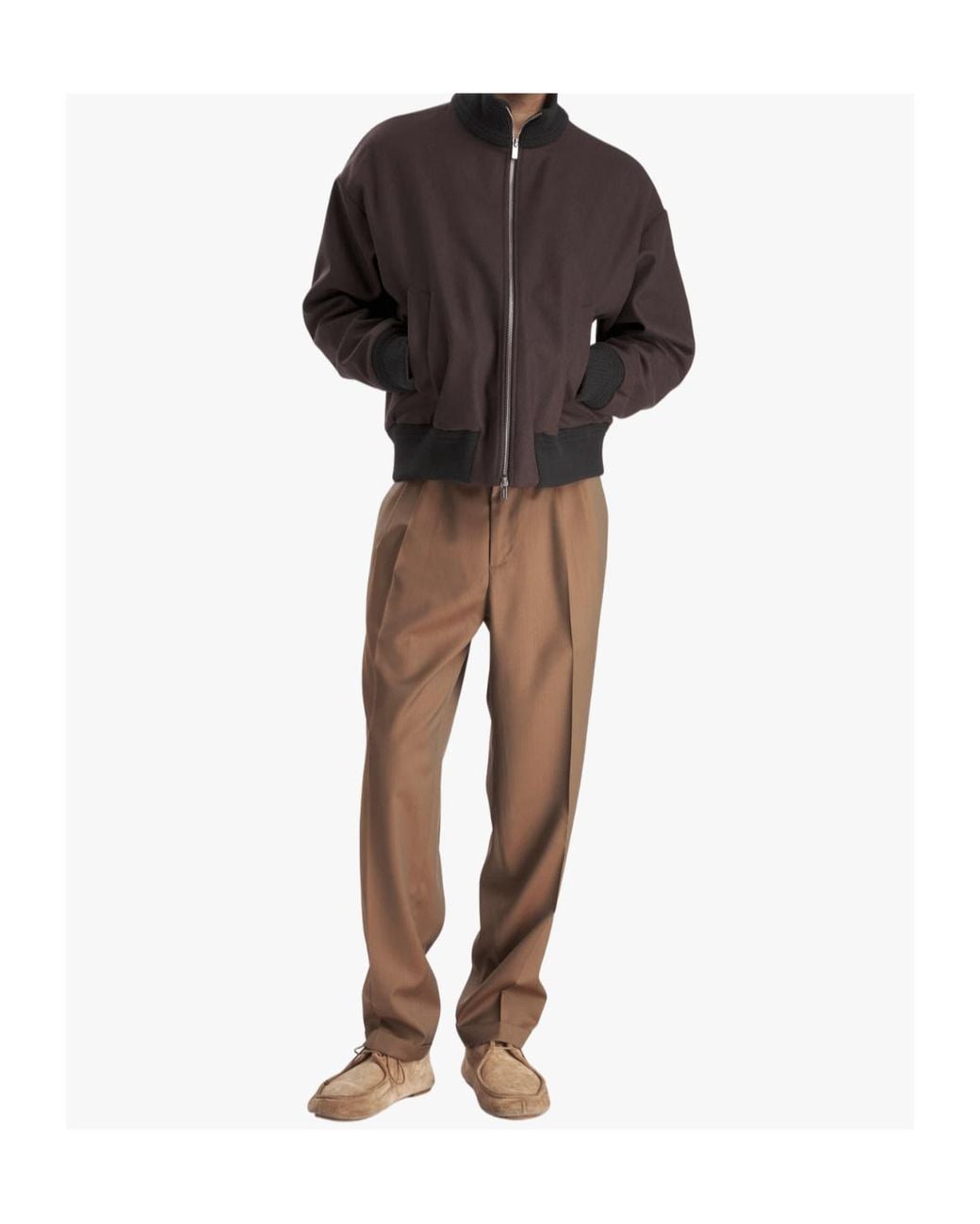 Barena Brown Logo Casual Jacket for men