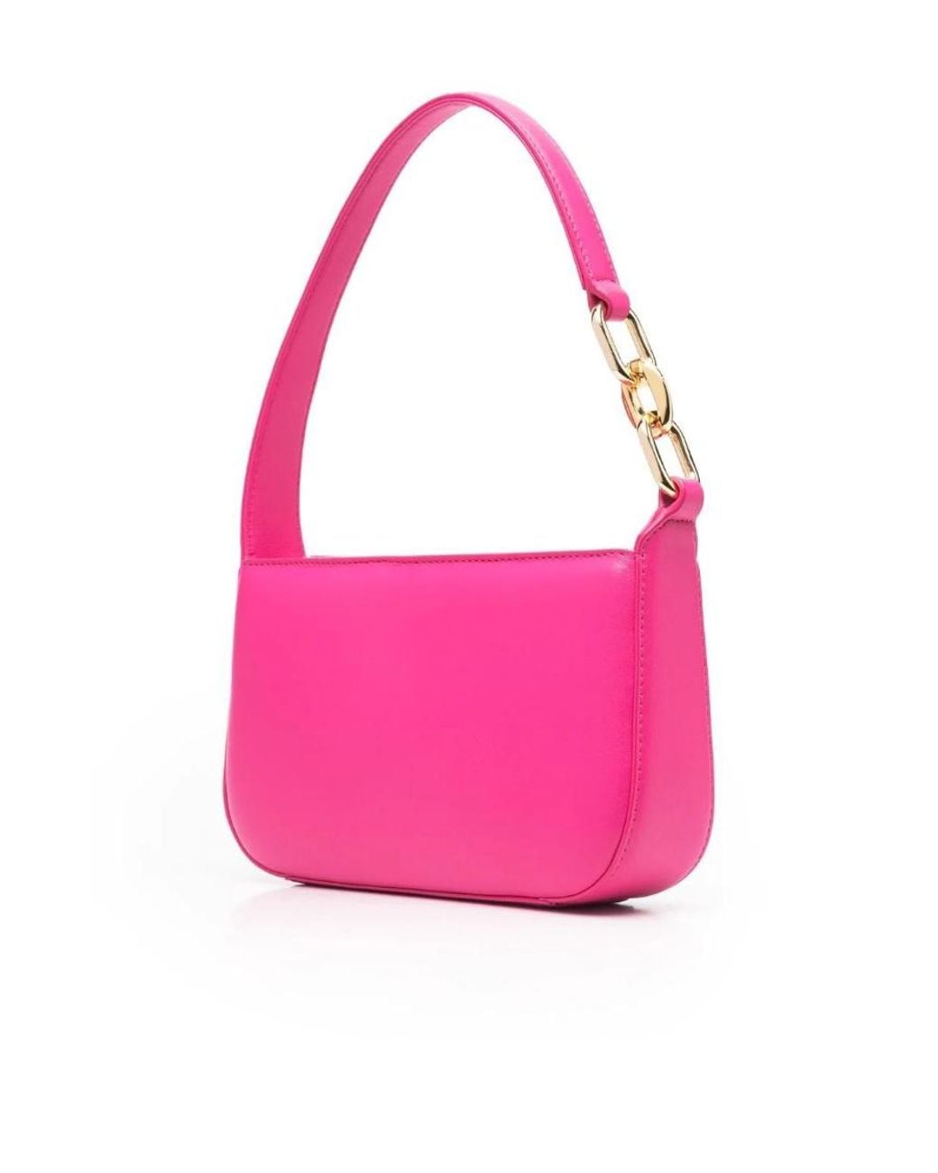 MCM Pink Travia Logo-Plaque Mini Shoulder Bag