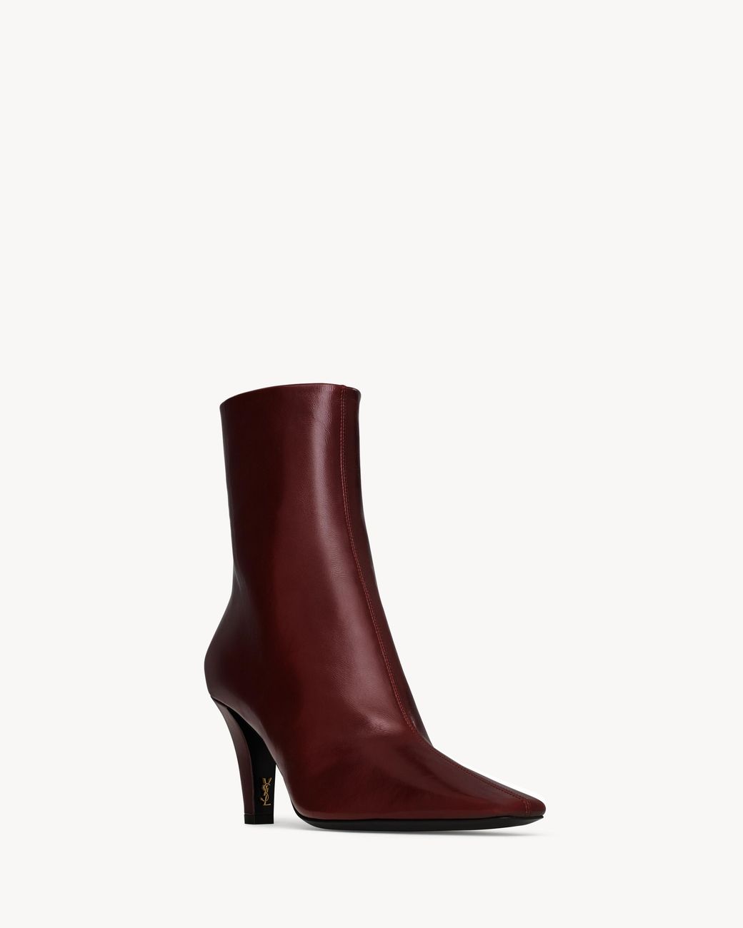 Saint Laurent Brown Jill Ankle Boots