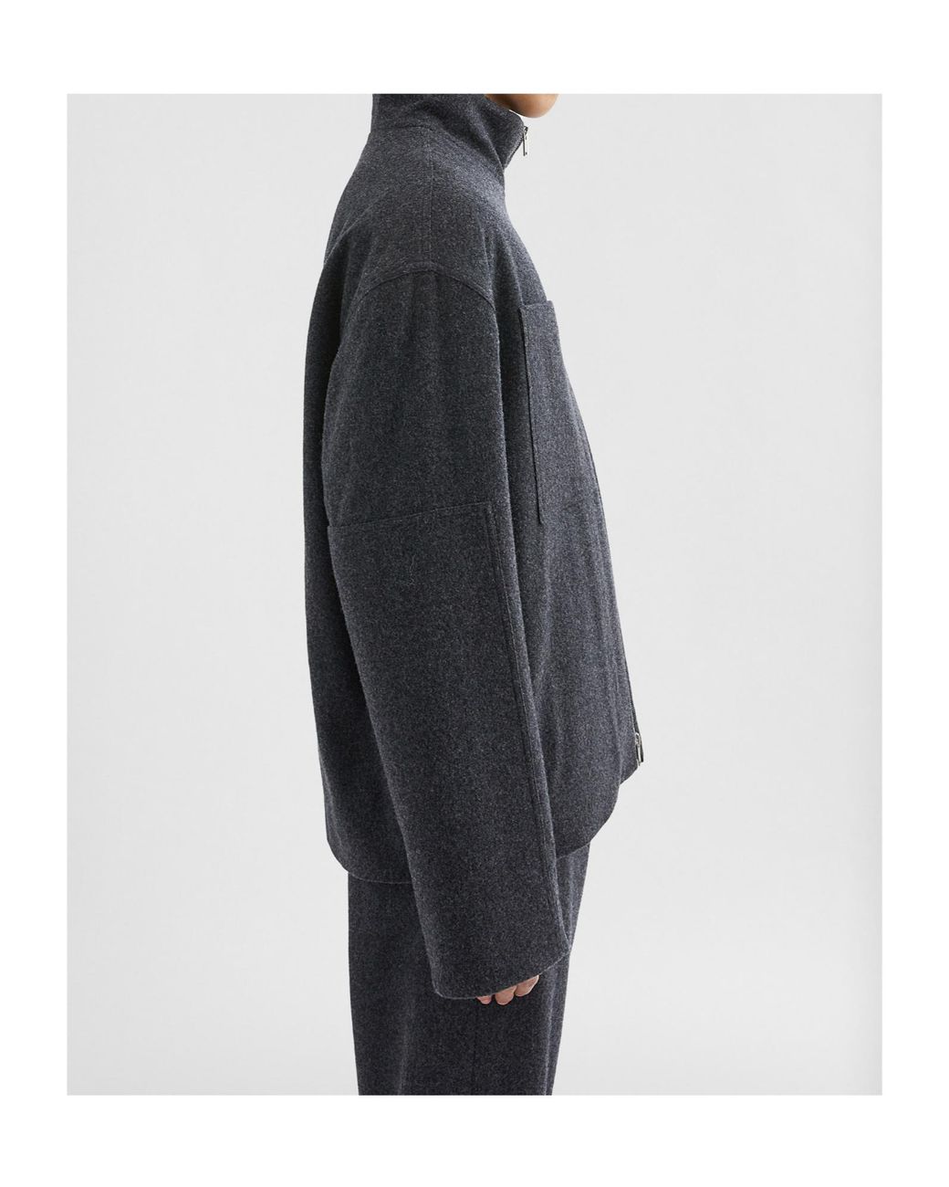 Jil Sander Black Padded Blouson for men
