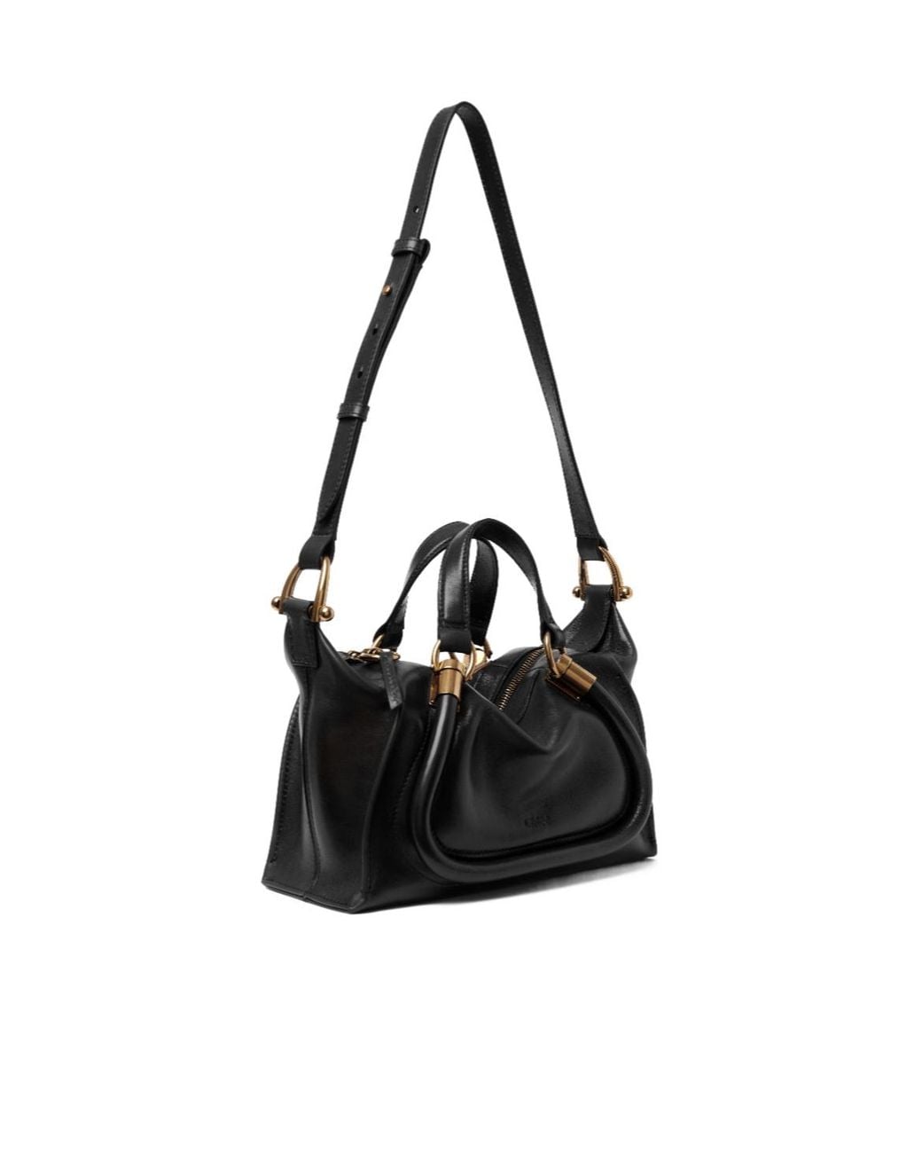 Chloé Black Chloé Paraty 24 Small Shoulder Bag