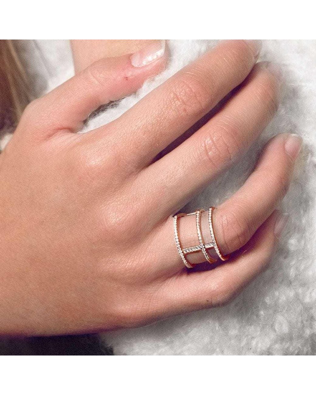 Apm Monaco White King's Ring