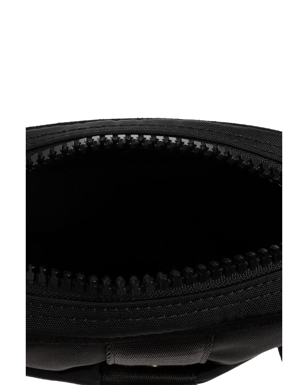Moschino Black Logo Plaque Shoulder Bag for men