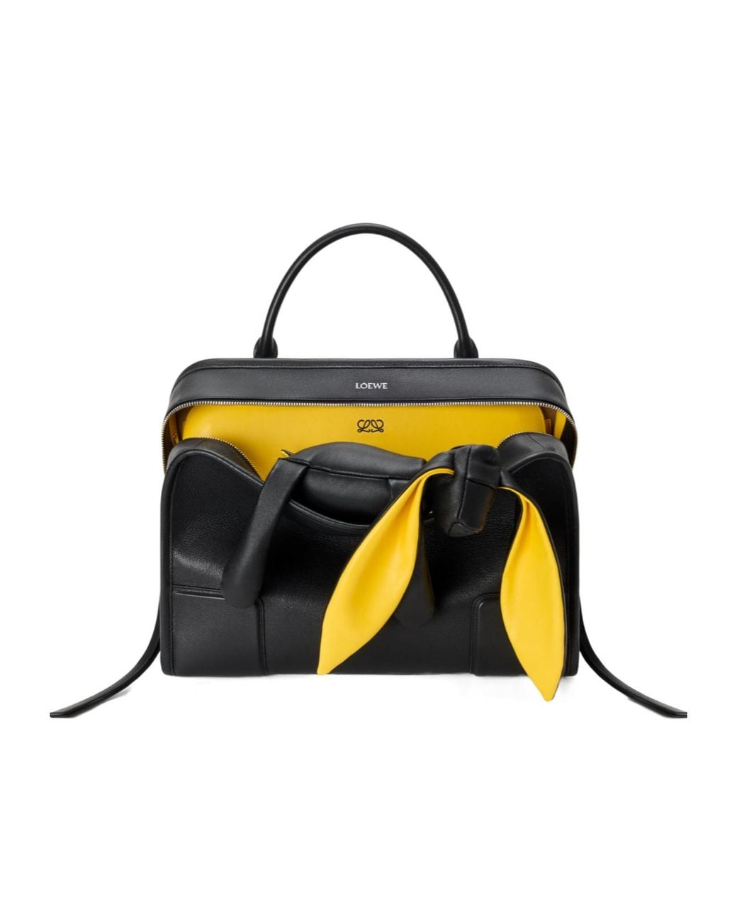 Loewe Black Amazona 180 Lazy Dog Tote Bag