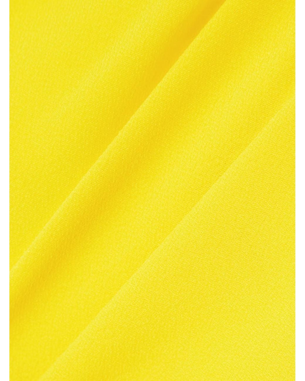 Alex Perry Yellow One Shoulder Drape Gown