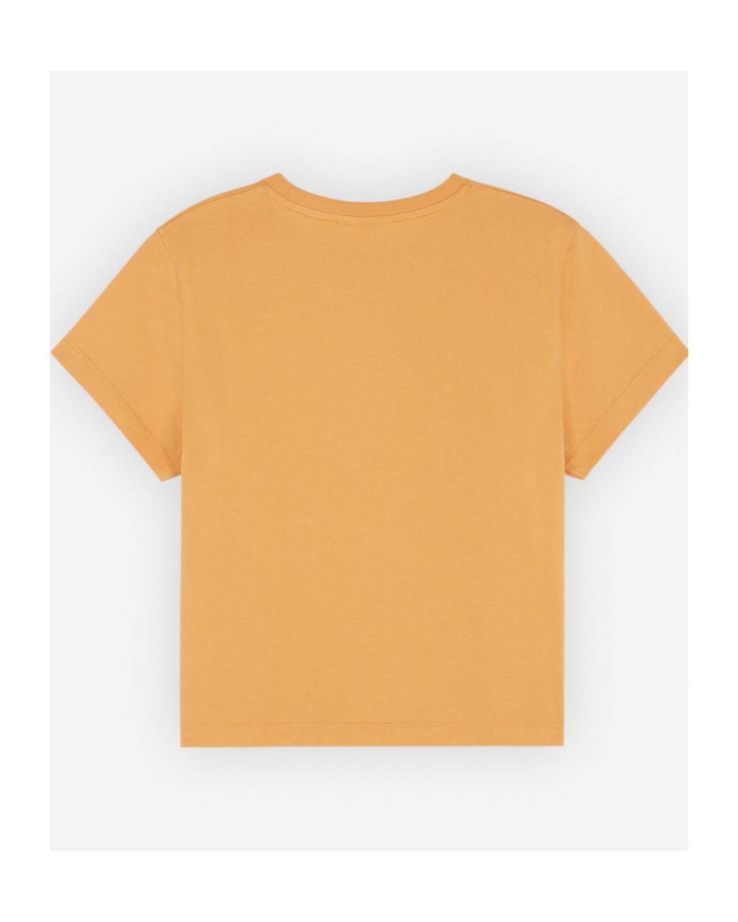 Maison Kitsuné Orange Maison Kitsuné Baby Fox Patch Crewneck T-Shirt