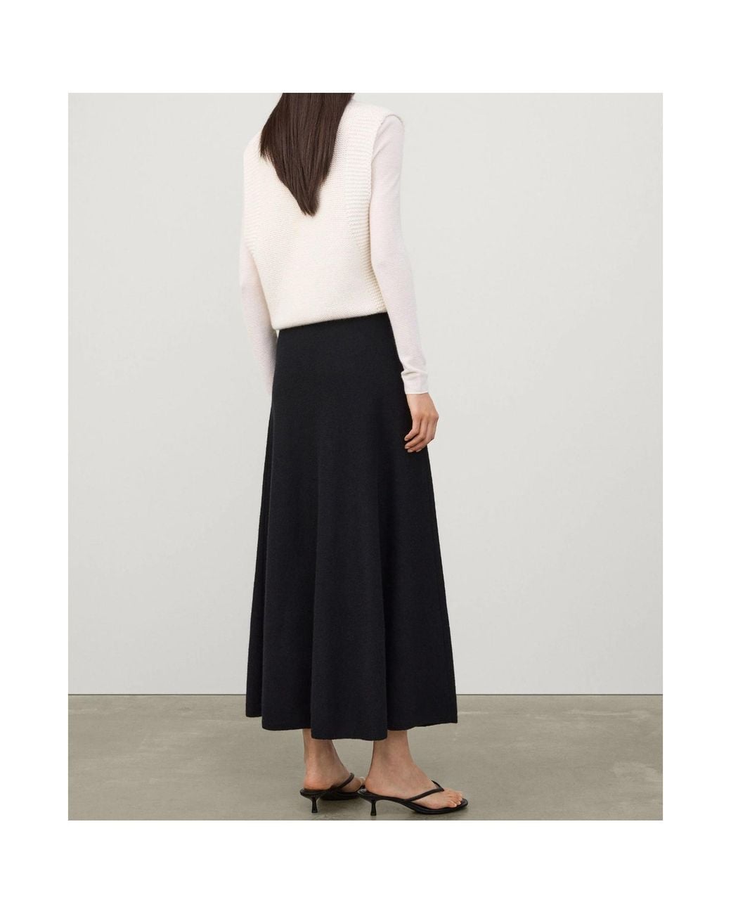 Lisa Yang Black High-Waisted Skirt