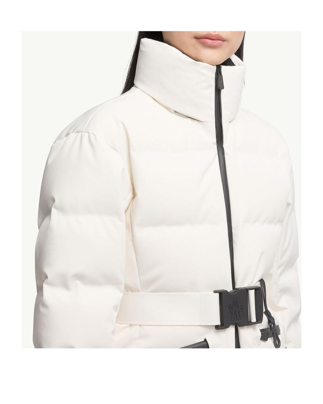 Moncler Natural Tolima Hooded Insulated Ski Jacket
