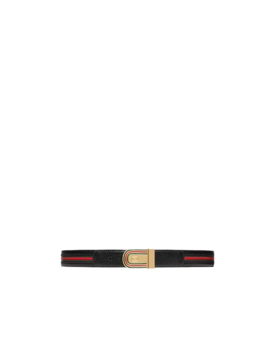 Gucci White Logo Belt for men