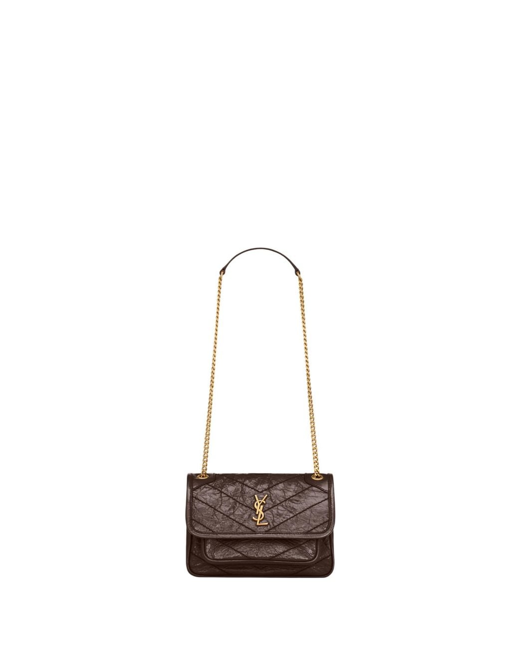 Saint Laurent White Niki Mini Shoulder Bag