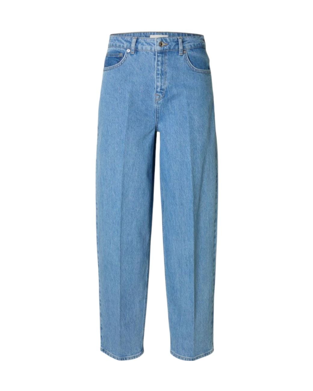 SELECTED Blue Belt Loop Jeans