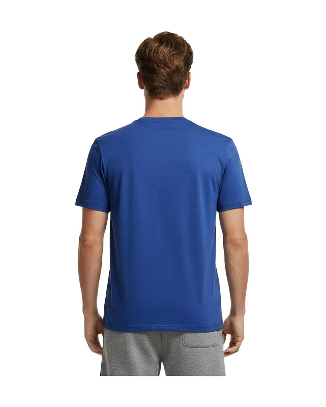 Boss Blue Solid Color T-Shirt for men