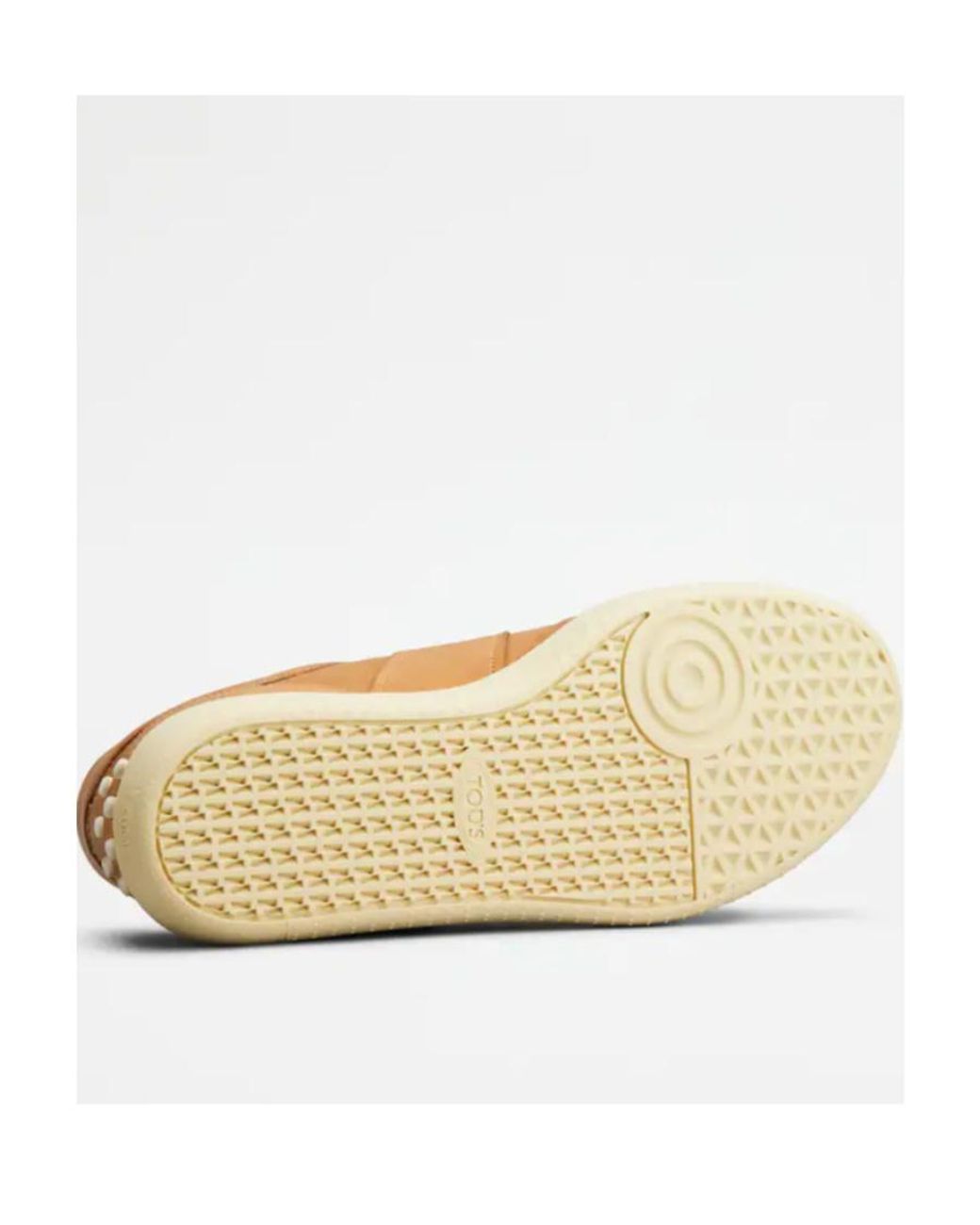 Tod's Brown Round Toe Lace-Up Sneakers for men