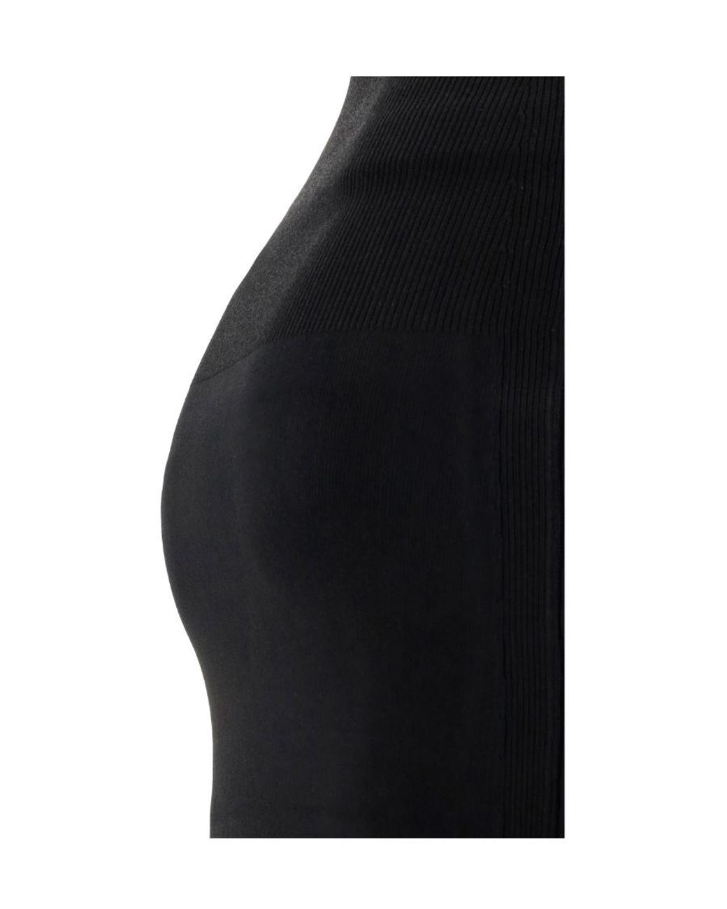 Victoria Beckham Black Back Slit Skirt