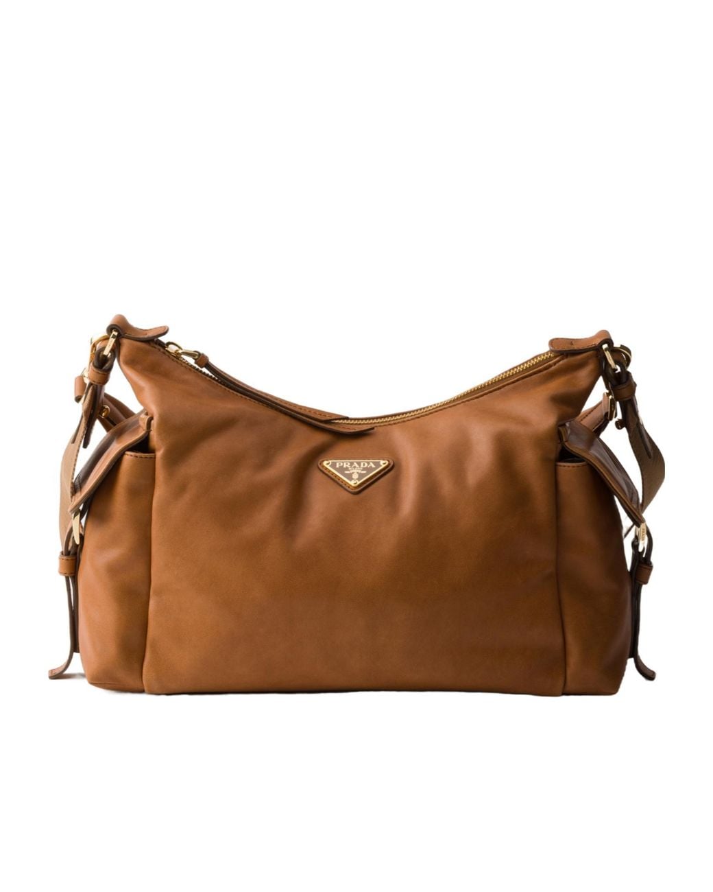 Prada Brown Explore Large Nappa Leather Bag