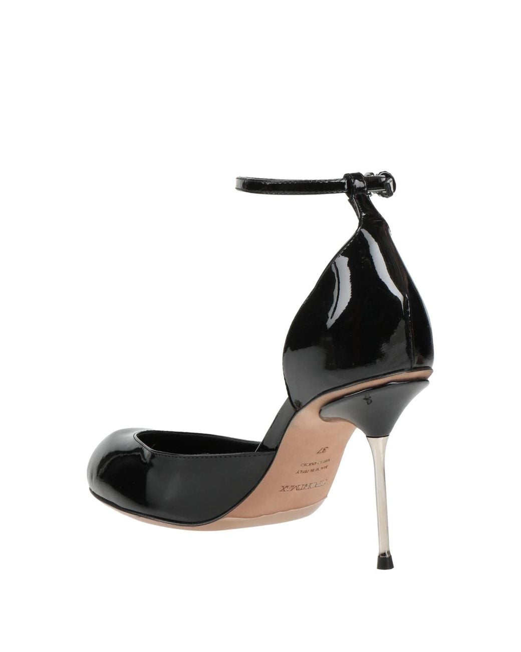Sportmax Black Patent Leather Courts