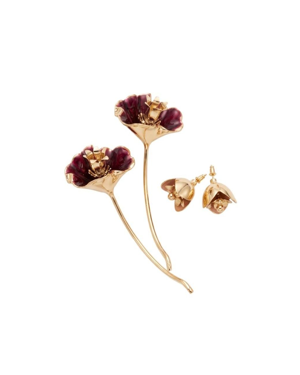 Rabanne White Flower Earrings