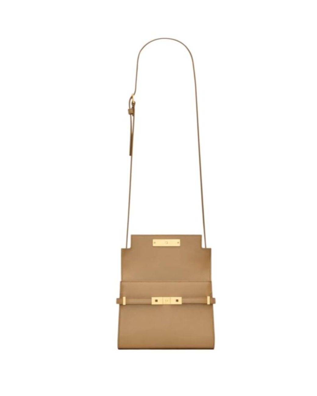 Saint Laurent White Manhattan Mini Crossbody Bag